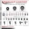 Service Caster 5'' Semi Steel Swivel 1-3/4'' Expanding Stem Caster Total Lock Brake SCC-EXTTL20S515-SSR-134 - alternate 3
